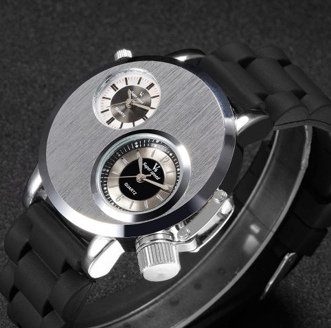 Dual Time Military Quartz Watch