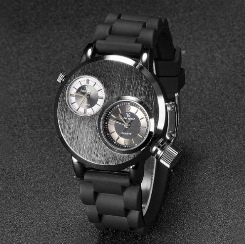 Dual Time Military Quartz Watch