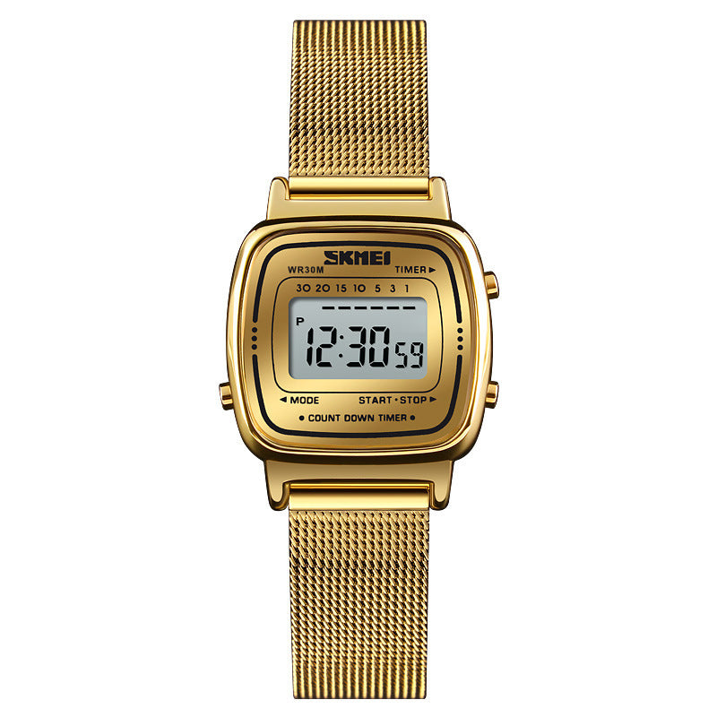 Elegant Steel Mesh Strap Women’s Watch