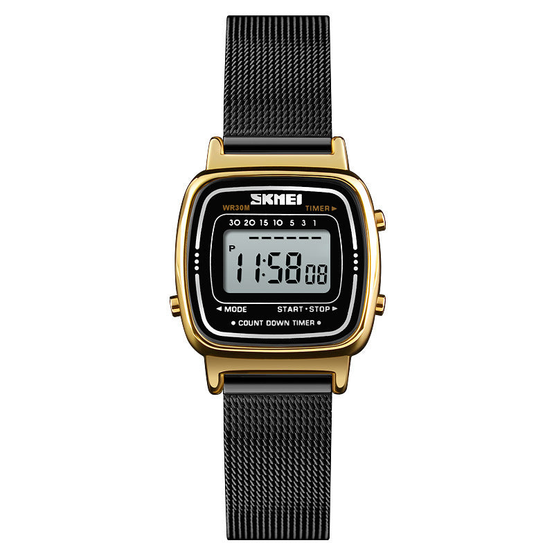 Elegant Steel Mesh Strap Women’s Watch