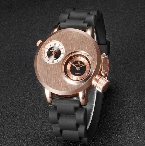 Dual Time Military Quartz Watch